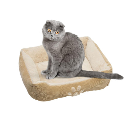 FURVEO - Pet Comfort Animal Cushion Pet Bed 60x48x18cm