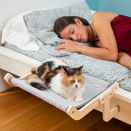 FURVEO - Kattehengekøye Hamacat, InnovaGoods, grå/beige