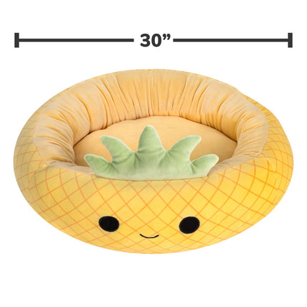 FURVEO - Squishmallows Pet Bed Maui Ananas, 75 Cm