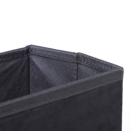 PAWROOM - Pet Stairs Sammenleggbare Kattetrapper/Hundetrapper Med 3 Trinn Og Oppbevaringsplass, For Katter Og Hunder, Mdf, Svart, 40X54X48Cm