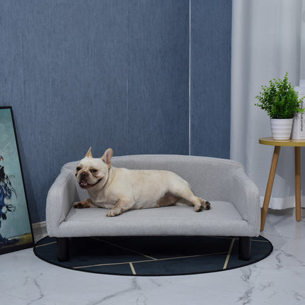 PAWROOM - Hundesofa Stilig Kjæledyrsofa Med Trekk Og Treben, 82X54X36Cm