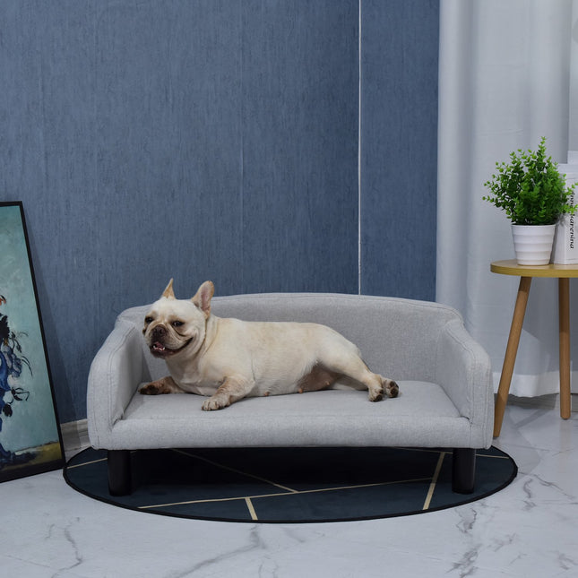 PAWROOM - Hundesofa Stilig Kjæledyrsofa Med Trekk Og Treben, 82X54X36Cm