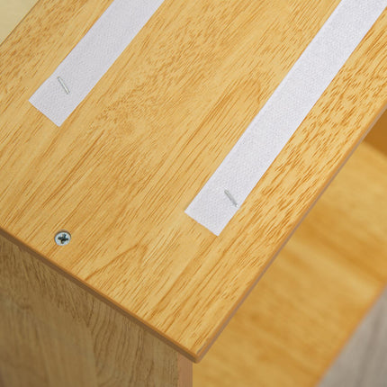 PAWROOM - Pet Stairs for Dogs/Cats, 4 Steps, MDF, Up to 30 kg