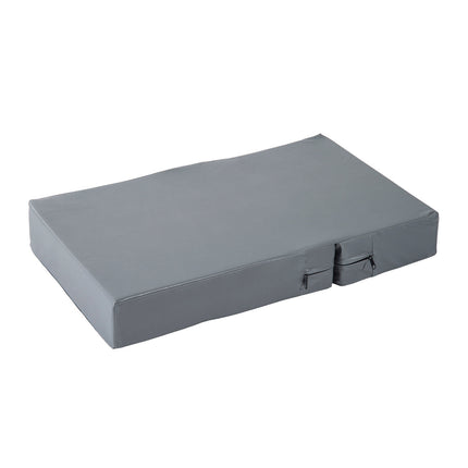 PAWROOM - Foldable 2-Step Pet Stairs for Cats and Dogs, Grey, 45x39x20cm
