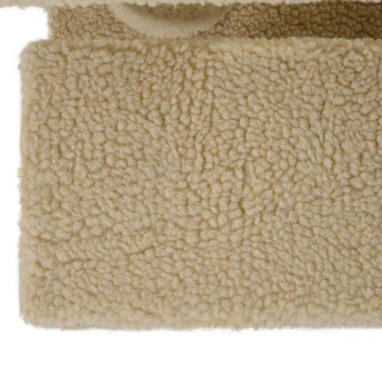 PAWROOM - Dyretrapper Hunder Katter 4-Trinns Plysj Beige 63,5X43X60Cm