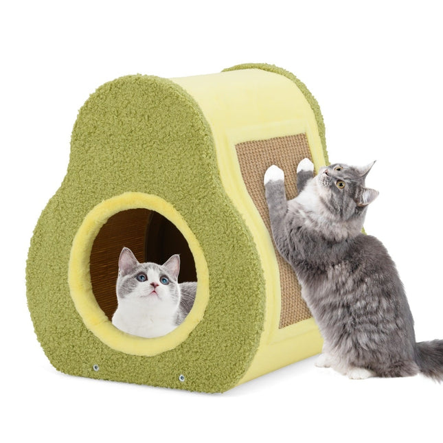 PAWROOM - Kattehus med klorebrett i jute og fjelltak