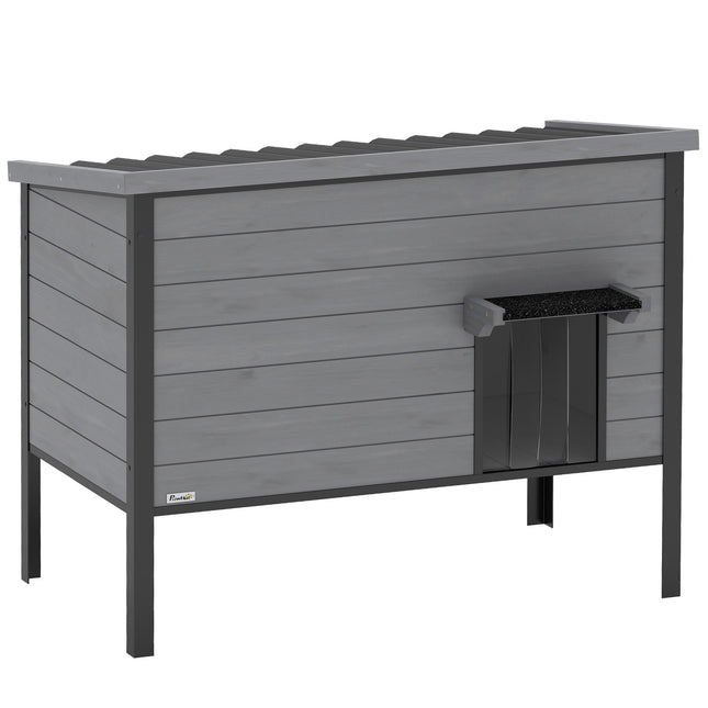 PAWROOM - Outdoor Cat House, Weatherproof, Easy Clean, 85x55x70 cm