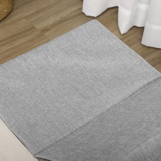 PAWROOM - Cat Cave Med Skrapeoverflate Og Doble Dører Kosehule Med Pute Og Lekeball, Polyester, Grå