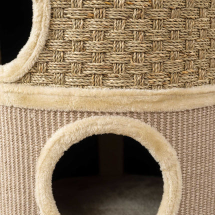 PAWROOM - Cat Tower, 79cm, 3-Level Sisal Scratching Post