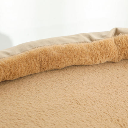 PAWROOM - Kløestolpe 86 cm kattetre med hoppeplattform, seng, lekeball, katteklodestolpe med jute klodestolper, for katter opp til 7 kg, kaffe