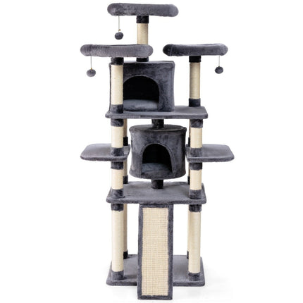 PAWROOM - 170 cm scratching post, climbing tree, cat tree, cat scratching post, scratching furniture, scratching posts, cave with play balls