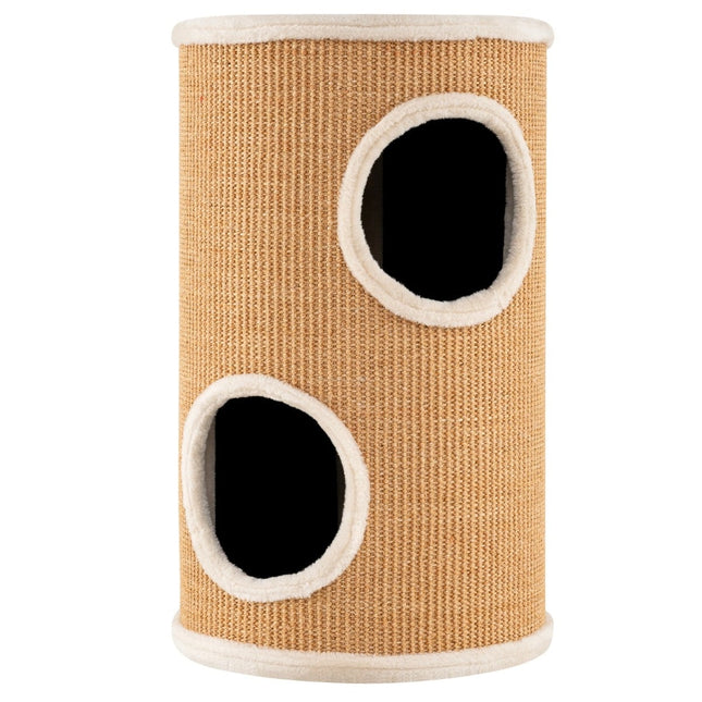 PAWROOM - Cat Tower with Sisal Scratching Board & 3 Hideouts