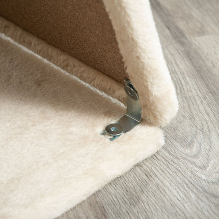 PAWROOM - Small cat scratching post with bed and play ball - 76 cm