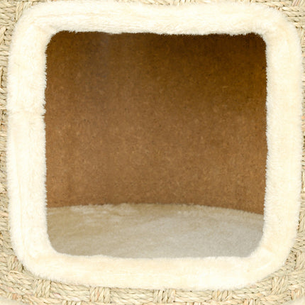 PAWROOM - Cat Tower - 37 cm Sisal barrel, double level, Khaki