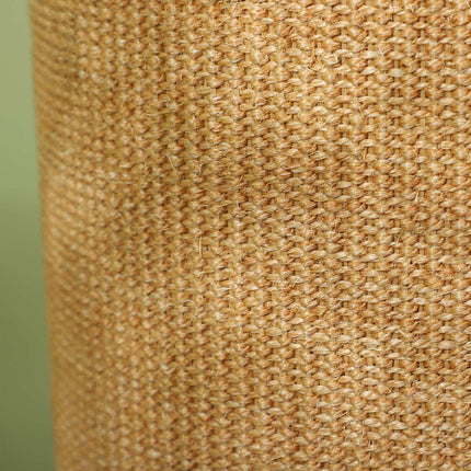 PAWROOM - Kløetønne, 60 cm høy kattetønne med 2 huler, skrapestolpe, kattetårn laget av sisal, for katter opp til 5 kg, brun