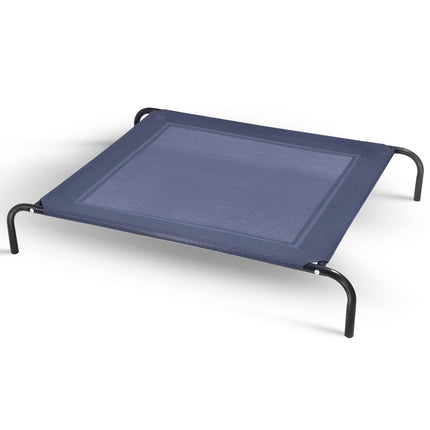 PAWROOM - Dog bed garden dog lounger outdoor dog sofa gray 110 x 80 x 18 cm metal