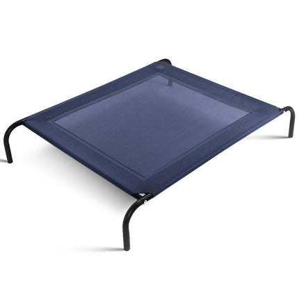 PAWROOM - Dog bed garden dog lounger outdoor dog sofa gray 110 x 80 x 18 cm metal