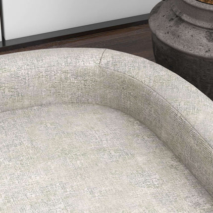 PAWROOM - Hundesofa, kjæledyrsofa Kattesofa med pute, hundeseng for store hunder, hundesofa med hevet design, hundestol med treben, grå, 98 x 67 x 25 cm