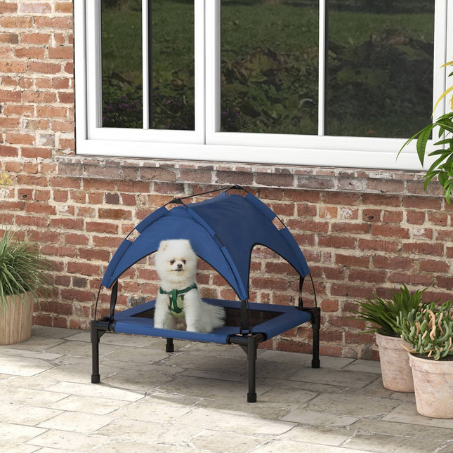 PAWROOM - Raised outdoor dog bed with breathable roof