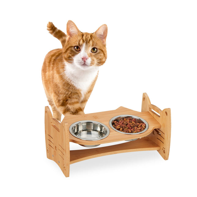 TASSORA - Height-adjustable feeding station for cats