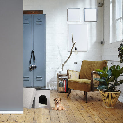 TASSORA - Collapsible cat pit beige