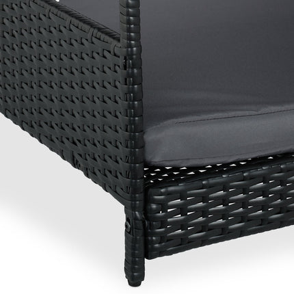 TASSORA - Outdoor Dog Bed with Canopy for Small & Medium Breeds