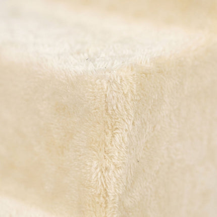 TASSORA - Dog Stairs, 3 Steps - Beige, Soft Plush Cover
