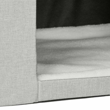 TASSORA - Katteskinn i beige med lokk