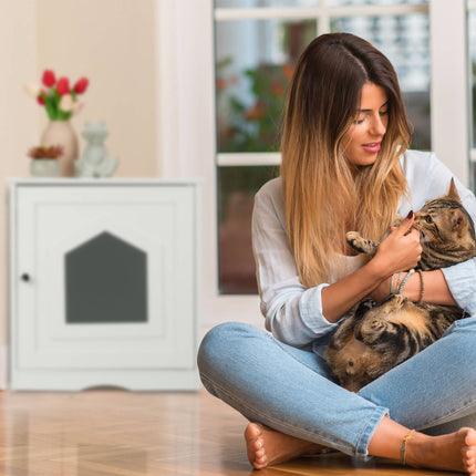 TASSORA - Cat cabinet white