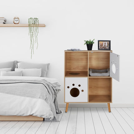 TASSORA - Cat cabinet with 4 compartments
