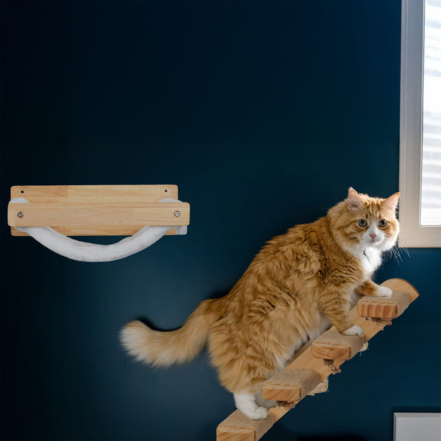 TASSORA - Wall Mounted Cat Hammock - Soft Plush Bed